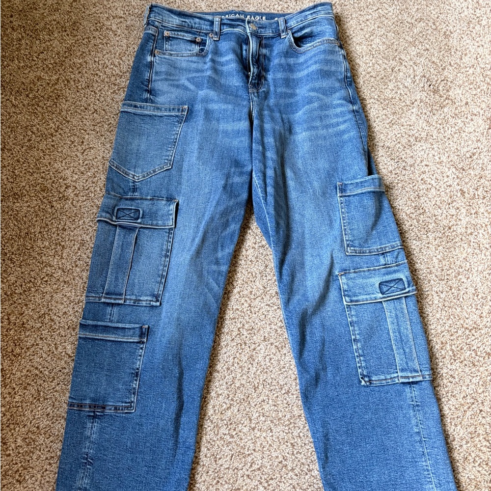 American Eagle Outfitters Blue Flare Jeans
